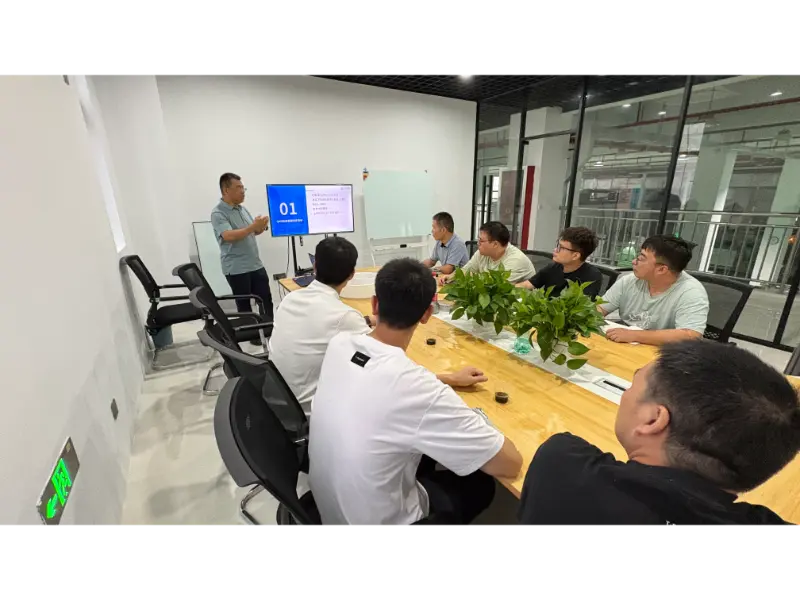 On-site presentation session, introducing TAIFNO’s manufacturing capabilities and technical advantages.